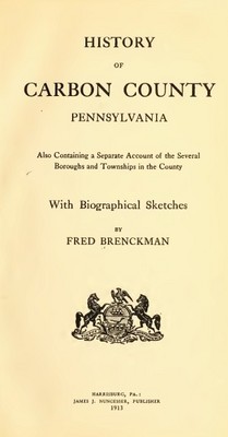 Product picture Genealogy Carbon County, Pa, Penn History