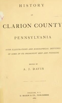 Product picture Genealogy Clarion County, Pa, Penn History